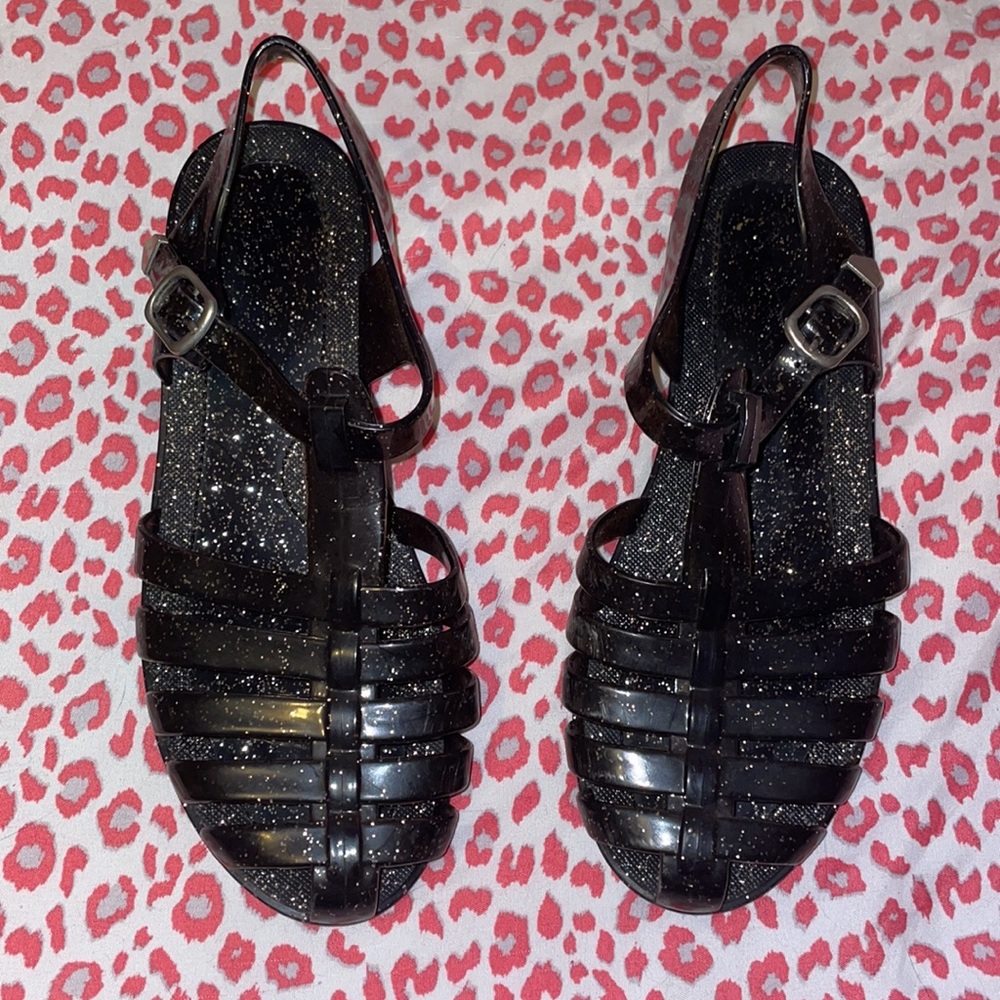 Jelly sandals ✨🖤